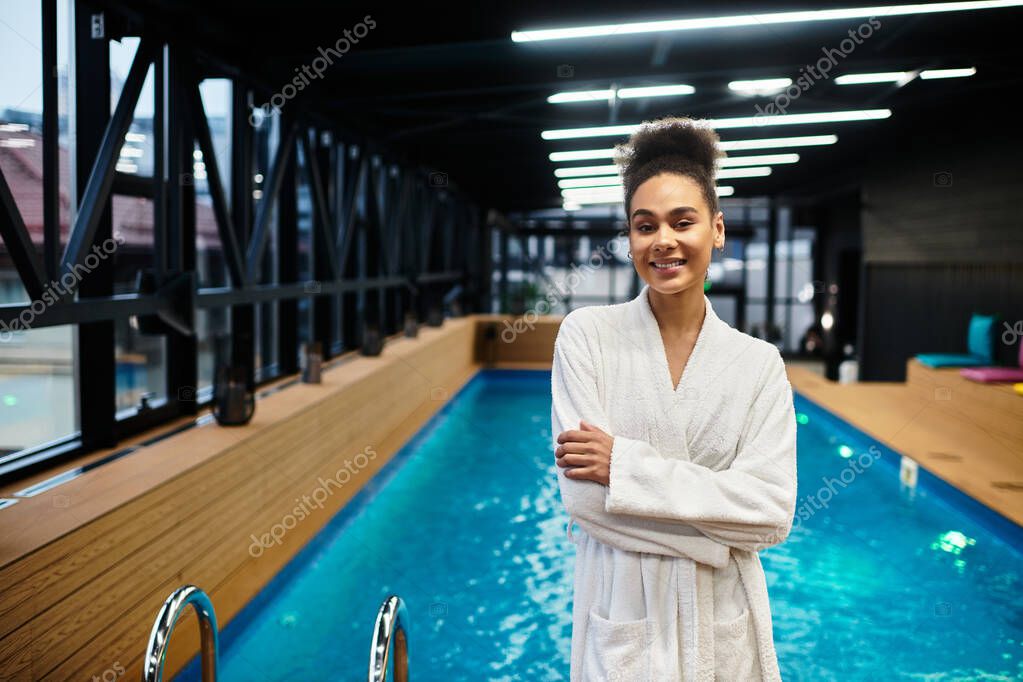 Softly lit spa scene conveying calm.
